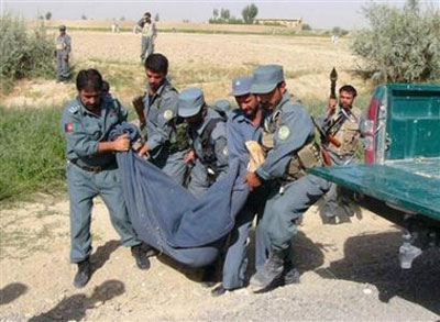 کشته شدن ۱۰ سرباز پلیس در فراه افغانستان